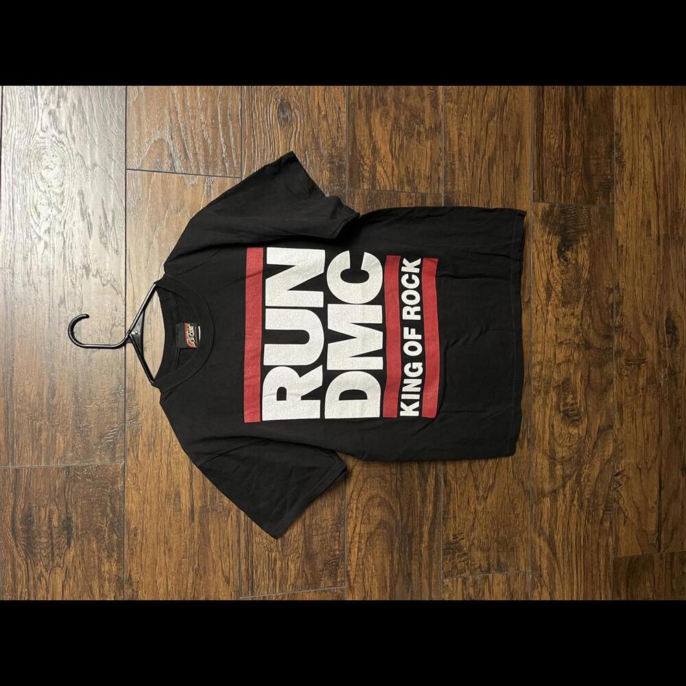 Y2k Run Dmc T-Shirt King Of Rock Album Run Dmc Tee - M